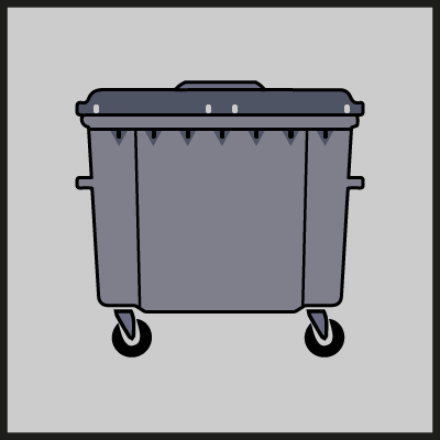 Conteneur 800 litres