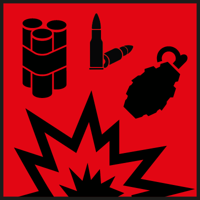 Sprengstoffe und Munition