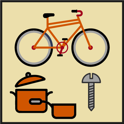Vieux métaux et vélos
