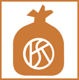 Ordures ménagères sacs orange